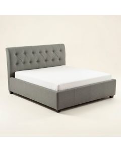 Reinaldo Studded Winged Upholstered Storage Platform Bed (synthetic illustration; no displayed measurements)