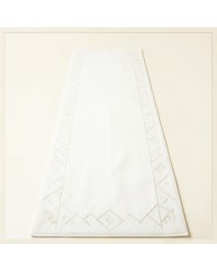 Dawn Bend Narrow Runner Rug - White (synthetic illustration; no displayed measurements)