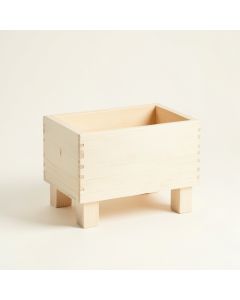 Birch Bluff Empty Raised Planter - Ivory (synthetic illustration; no displayed measurements)