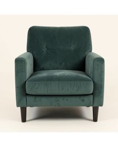 Modern Soft Velvet Material Ergonomics Tufted Armless Chair Upholstered Accent Chair (synthetic illustration; no displayed measurements)