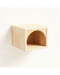 Olive Canyon Wall-Mounted Cat Perch - Ivory (synthetic illustration; no displayed measurements)
