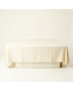 Cove Bridge Flat Bed Sheet - Ivory (synthetic illustration; no displayed measurements)