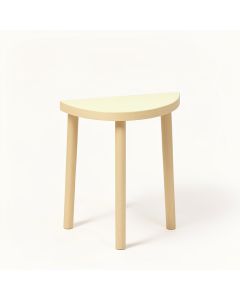 Slate Bridge Compact Balcony Table - Ivory (synthetic illustration; no displayed measurements)