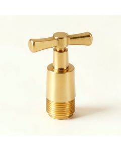 Purist Pressure Balancing Valve Trim With Cross Handle (synthetic illustration; no displayed measurements)
