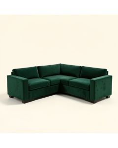 Kendricks 80 '' Wide Velvet Symmetrical Modular Corner Sectional (synthetic illustration; no displayed measurements)