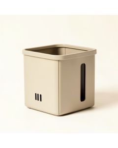 Brook Bridge Closed Garden Compost Bin - Beige (synthetic illustration; no displayed measurements)