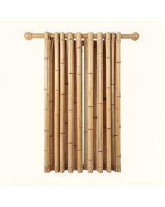 Sharece Star Fish Beach Bamboo Beaded Single Curtain Panel (synthetic illustration; no displayed measurements)