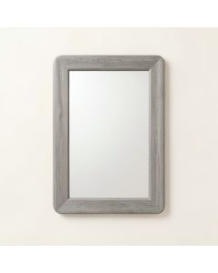 Hazel Bridge Framed Wall Mirror - Gray (synthetic illustration; no displayed measurements)