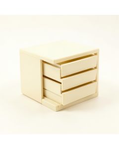 Pine Crossing Small-Parts Storage Drawer Cabinet - Cream (synthetic illustration; no displayed measurements)