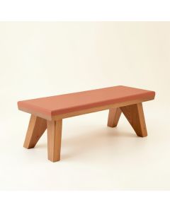 Cove Dale Indoor Bench - Terracotta (synthetic illustration; no displayed measurements)