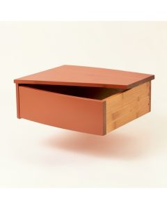 Alder Brook Under-Desk Drawer Unit - Terracotta (synthetic illustration; no displayed measurements)