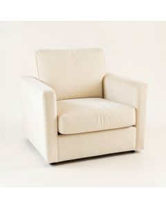 Holly Dale Upholstered Armchair - Cream (synthetic illustration; no displayed measurements)