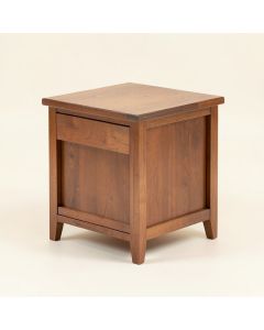 Newlin End Table With Storage (synthetic illustration; no displayed measurements)