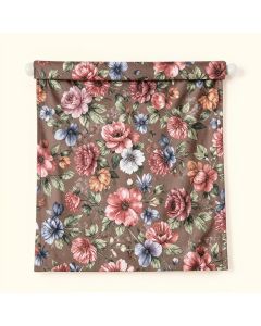 Raheem Floral Room Darkening Rod Pocket Curtain Panel (synthetic illustration; no displayed measurements)