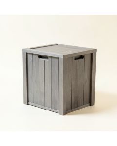 Clay Crossing Closed Outdoor Storage Box - Gray (synthetic illustration; no displayed measurements)