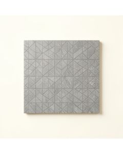 River Bluff Uninstalled Square Decorative Tile - Gray (synthetic illustration; no displayed measurements)