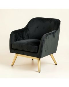 Modern New Soft Velvet Material Ergonomics Accent Chair (synthetic illustration; no displayed measurements)