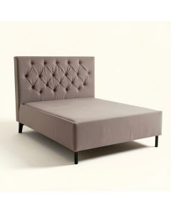 Barronr Button Tufted Wingback Upholstered Platform Bed (synthetic illustration; no displayed measurements)