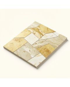 Mogo 2 '' X 5 '' Marble Herringbone Mosaic Tile (synthetic illustration; no displayed measurements)