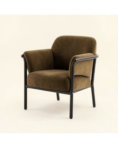 Isabel 33.5 '' Wide Velvet Armchair (synthetic illustration; no displayed measurements)