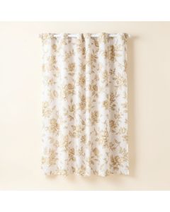 Steinhauer Elegant Floral Sheer Rod Pocket Single Curtain Panel (synthetic illustration; no displayed measurements)