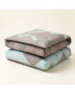 Geometric Bed-In-A-Bag Reversible Comforter (synthetic illustration; no displayed measurements)