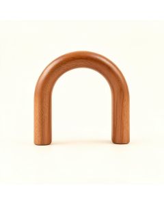 Birch Arc Cabinet Handle Without Packaging (synthetic illustration; no displayed measurements)