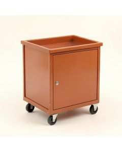 Briar Bridge Empty Rolling Workshop Cart - Terracotta (synthetic illustration; no displayed measurements)