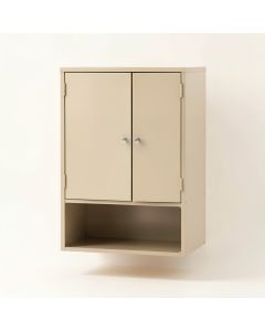 Cedar Canyon Wall-Mounted Laundry Cabinet - Beige (synthetic illustration; no displayed measurements)