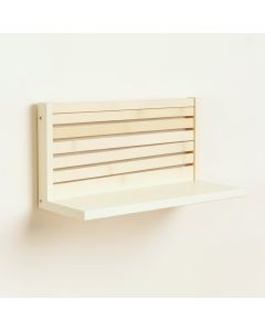 Sage Dale Wall-Mounted Entryway Organizer Shelf - Ivory (synthetic illustration; no displayed measurements)