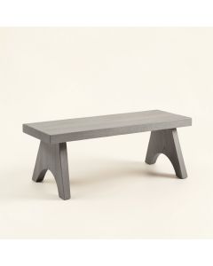 Pine Crossing Indoor Bench - Gray (synthetic illustration; no displayed measurements)