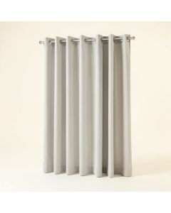 Bertrand Solid Semi-Sheer Grommet Curtain Panels (synthetic illustration; no displayed measurements)