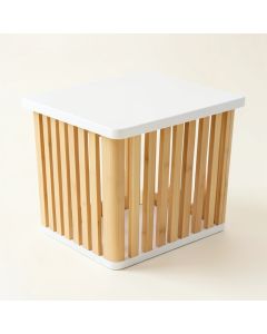 Alder Canyon Laundry Hamper - White (synthetic illustration; no displayed measurements)