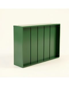 Meadow Branch Narrow Outdoor Storage Bench - Green (synthetic illustration; no displayed measurements)