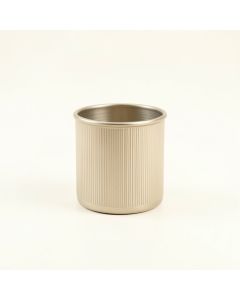 Holly Crest Empty Candle Holder - Beige (synthetic illustration; no displayed measurements)