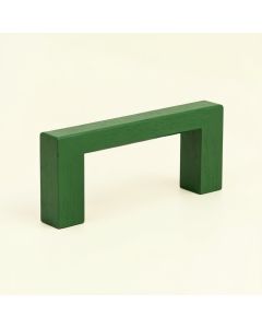 Cliff Crest Cabinet Handle Without Packaging - Green (synthetic illustration; no displayed measurements)