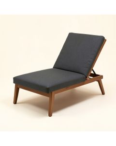 Abyssinia Patio Reclining Chaise Lounge With Cushion (synthetic illustration; no displayed measurements)