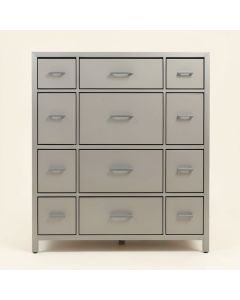 9-Drawer Extra Wide Dresser Storage Tower - Sturdy Steel Frame (synthetic illustration; no displayed measurements)
