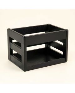Glen Edge Empty Furniture-Style Pet Crate - Black (synthetic illustration; no displayed measurements)