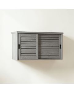 Hazel Crossing Wall-Mounted Entry Cabinet - Gray (synthetic illustration; no displayed measurements)