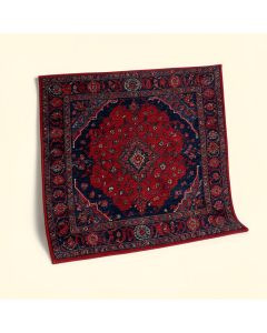 Slaboden Power Loom Navy/Red Rug (synthetic illustration; no displayed measurements)