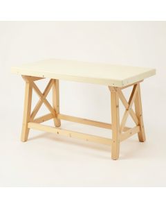 Alder Bluff Empty Workshop Workbench - Cream (synthetic illustration; no displayed measurements)
