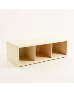 Meadow Crossing Shoe Storage Bench - Cream (synthetic illustration; no displayed measurements)