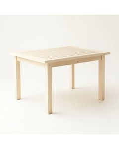 Rowan Crest Patio Table - Ivory (synthetic illustration; no displayed measurements)