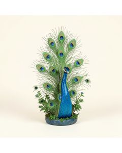 Serenada Peacock Garden Art (synthetic illustration; no displayed measurements)