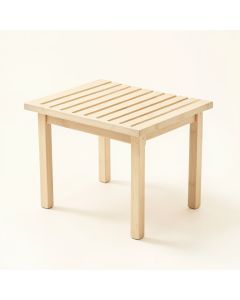 Oak Crossing Compact Balcony Table - Ivory (synthetic illustration; no displayed measurements)