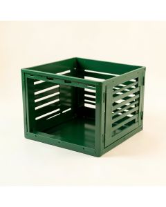 Field Edge Empty Furniture-Style Pet Crate - Green (synthetic illustration; no displayed measurements)