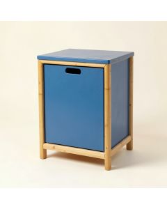 Briar Crossing Freestanding Pull-Out Hamper Cabinet - Blue (synthetic illustration; no displayed measurements)