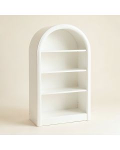 Sage Bluff Freestanding Bookcase - White (synthetic illustration; no displayed measurements)