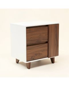 Houston Mid Century 2 - Drawer Nightstand (synthetic illustration; no displayed measurements)